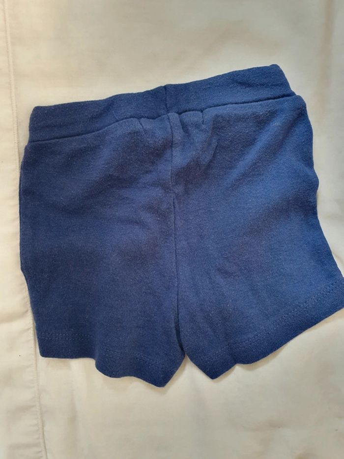 Short bleu marine fille 12 mois - photo numéro 2