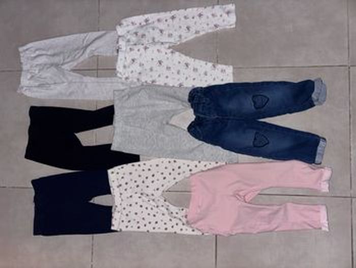 Lot pantalon fille 24 mois