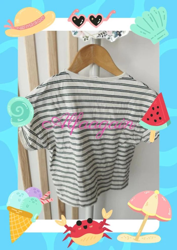 Ensemble salopette chipie t-shirt tao 6ans - photo numéro 10