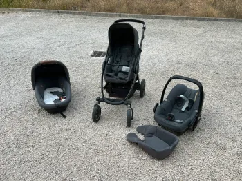 Trio Poussette + nacelle + cosy