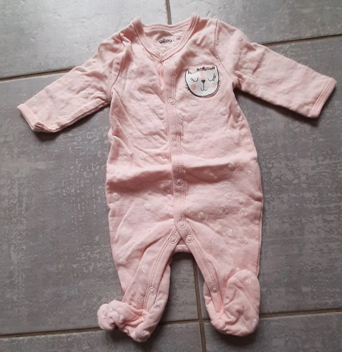 Pyjama fin fille gémo 1 mois