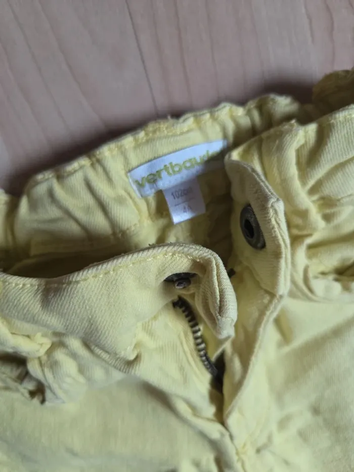 Jean 4ans vertbaudet jaune - photo numéro 2
