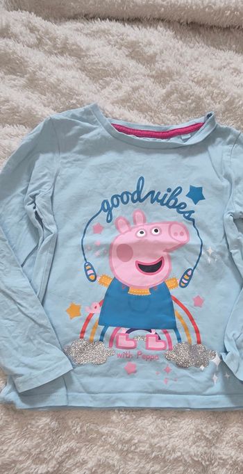 Tee-shirt manches longues 6 ans peppa pig