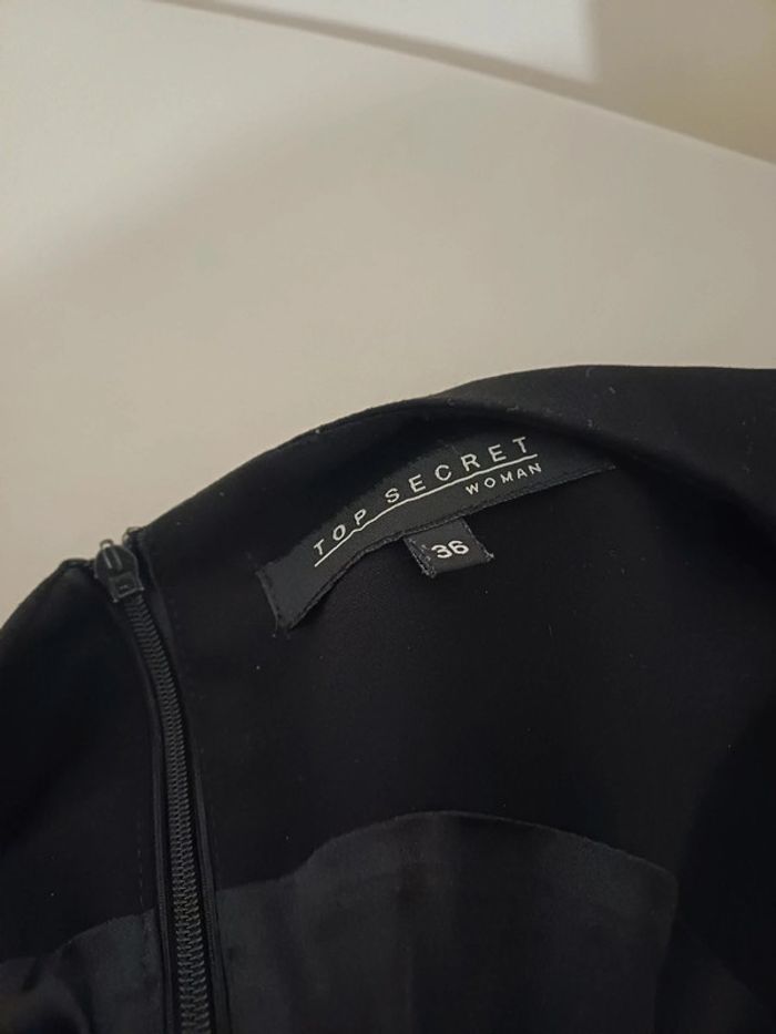 Petite robe noire chic Top Secret taille M 38 - photo numéro 8