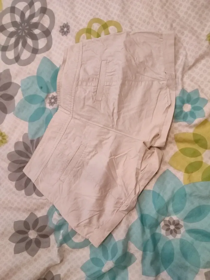 Short denim & co blanc 38 - photo numéro 3