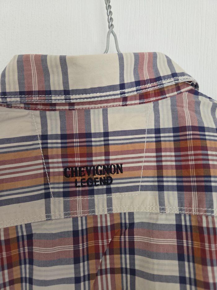 Chemise Chevignon Legend Label - Carreaux - Taille M - bon état - photo numéro 6