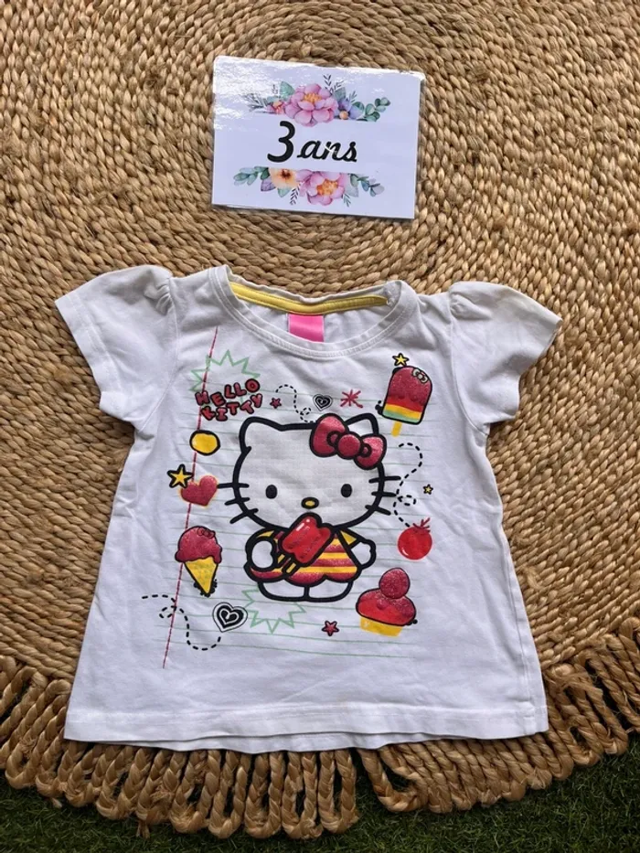 Teeshirt hello kitty 3 ans