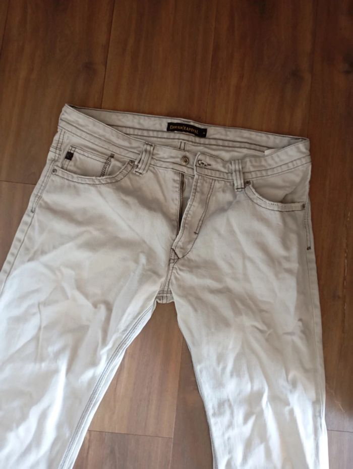 Kaporal 👖 jean homme gris pâle taille 34 us soit 44 Fr demi slim - photo numéro 4