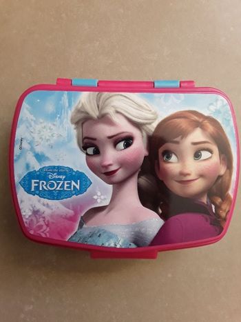 Boîte à goûter Elsa et Anna REINE DES NEIGES NEUVE