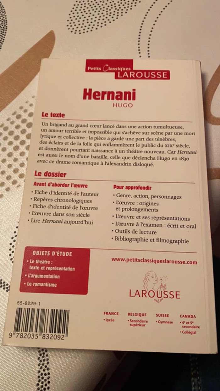Livre Hernani Hugo - photo numéro 2