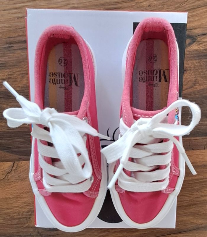 Baskets roses filles taille 26 Disney Minnie Mouse - photo numéro 5