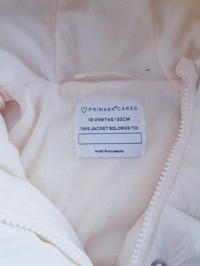 Primark - Veste / manteau / doudoune matelassée - Neuve avec étiquette ! (2 ans) - photo numéro 5