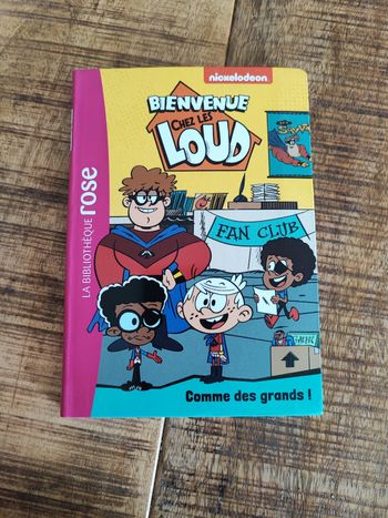 Livre bibliothèque rose bienvenue chez les loud