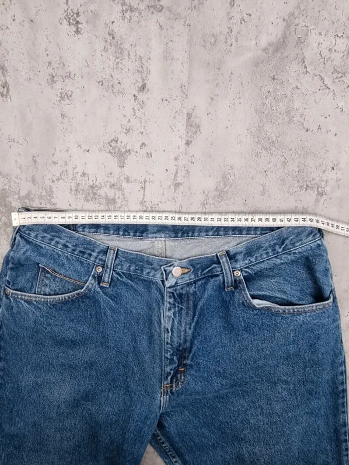 Jean Wrangler bleu – Taille 38x29 US / 48 FR Homme (mesures en photos) - photo numéro 5