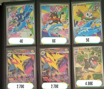 Pokémon plusieurs hit (ex,AR, fullart, etc)