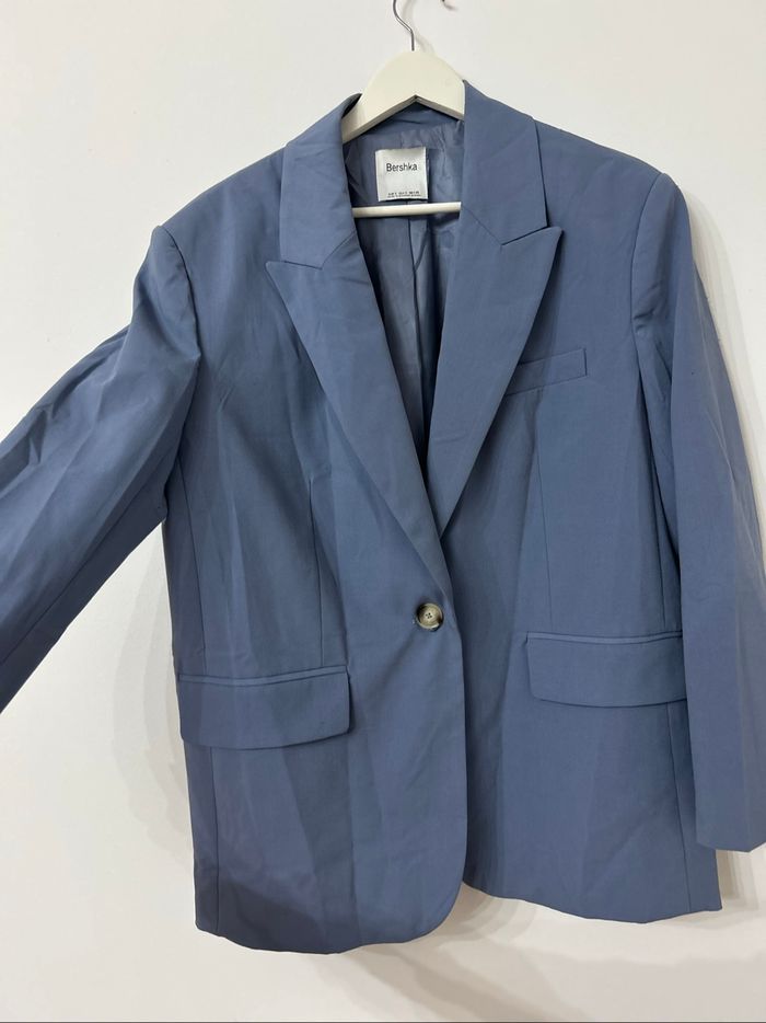 Blazer oversize bleu - photo numéro 3