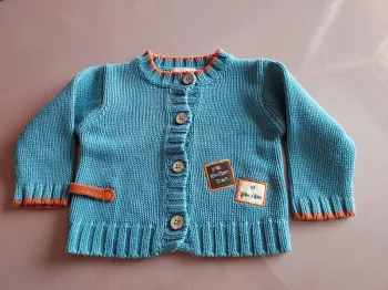 gilet 9 mois "orchestra" mixte
