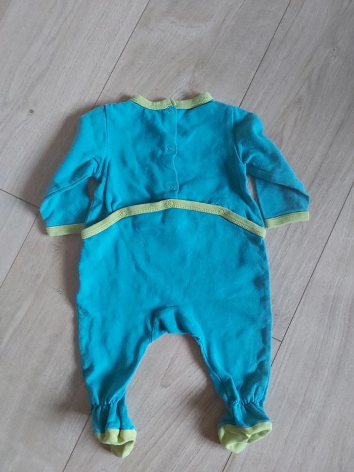 Grenouillère/pyjama coton Vertbaudet garçon 6 mois (78) - photo numéro 2