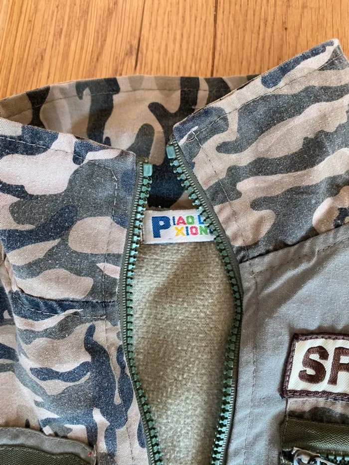 Veste doublée motif militaire - photo numéro 9
