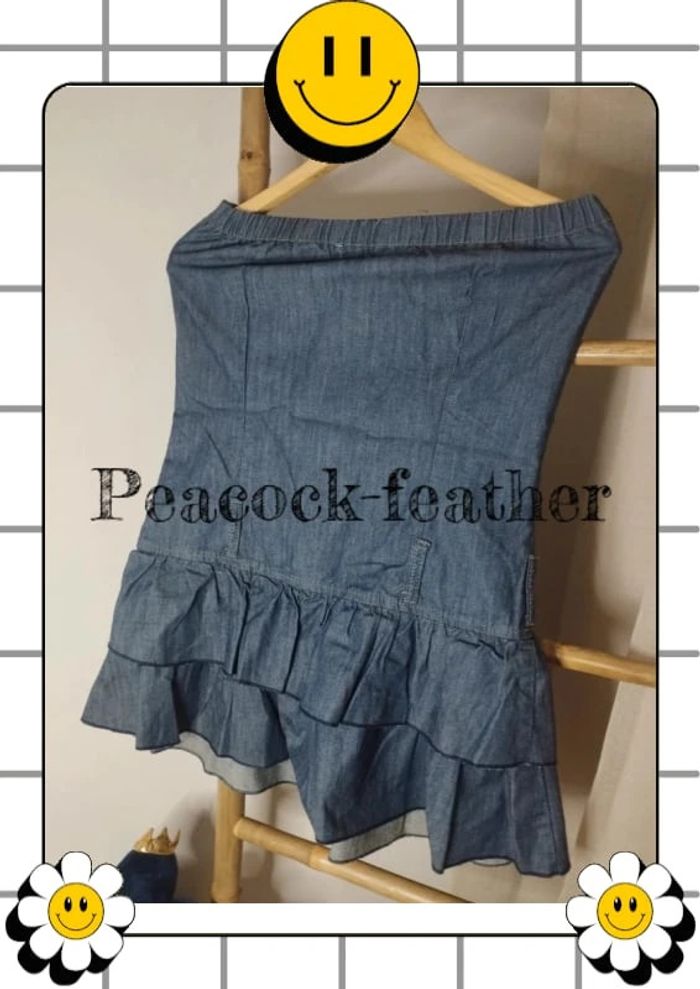 Robe jean bustier 38 - photo numéro 5