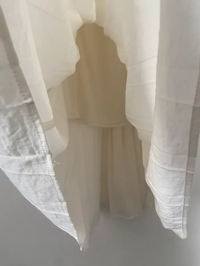 Jupe plissée crème H&M - photo numéro 4