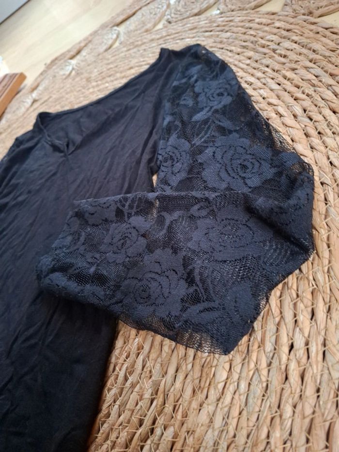 T Shirt Babou noir manches longue taille M - photo numéro 2