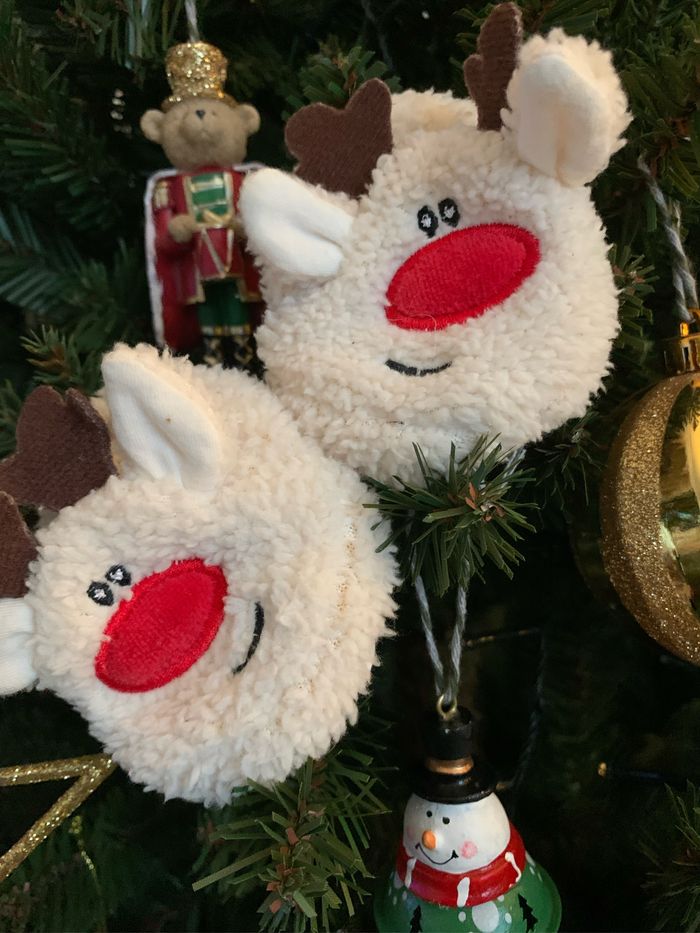 Chaussons Noël rênes naissance - photo numéro 2