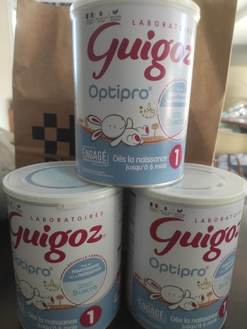 Guigoz optipro 3 boites