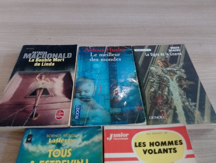 Lot de 5 livres de poche(12)(1€ les 5) - photo numéro 1