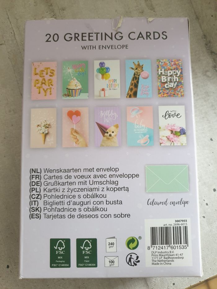 Cartes anniversaire, cœur, bébé..