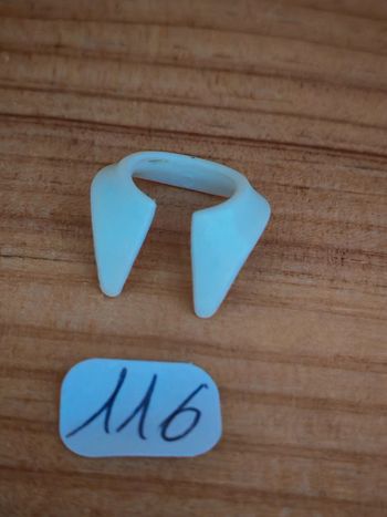 Playmobil vintage col blanc