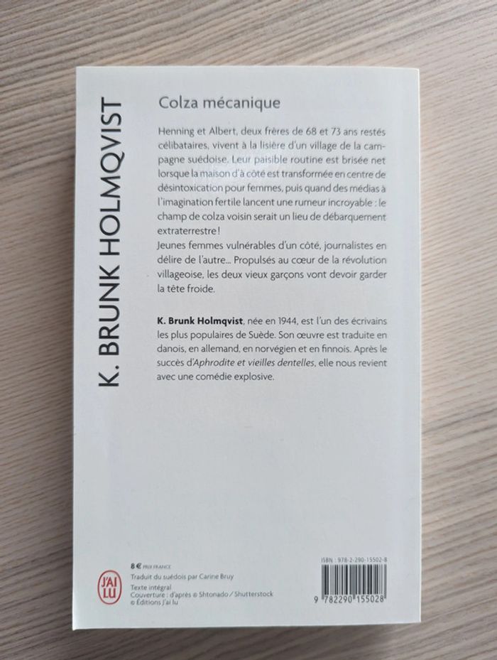 Colza mécanique - J'ai lu - photo numéro 2