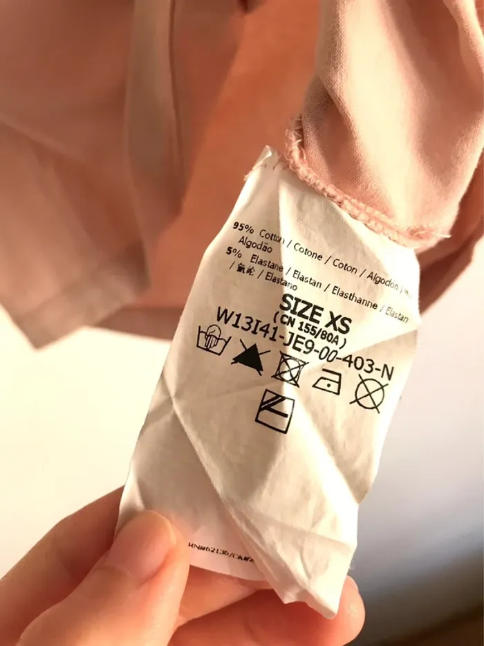 T-shirt Guess rose pâle taille XS - photo numéro 7