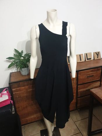 Robe noire mi mollet taille 36