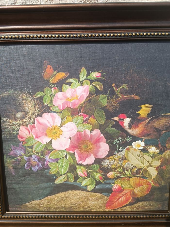 Tableau peinture fleurs - photo numéro 2