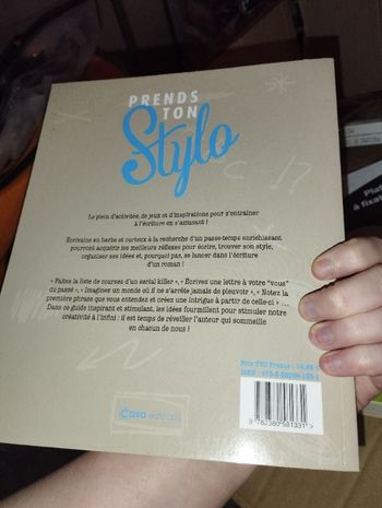 Livre prends ton stylo