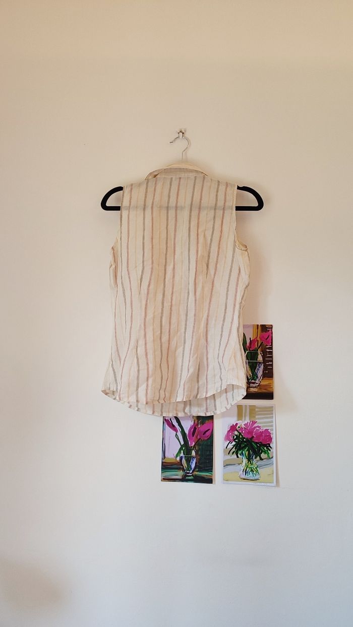 Débardeur lin y2k T34 - photo numéro 2