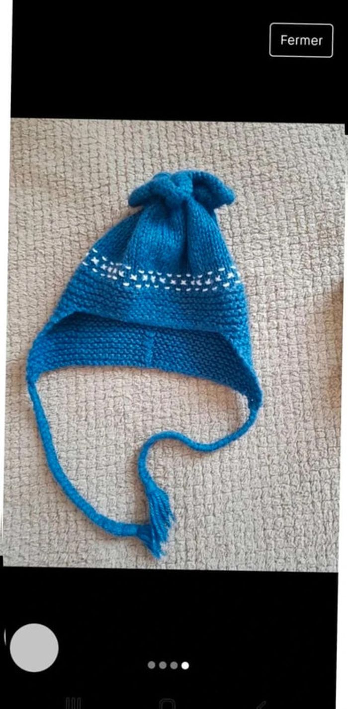 Bonnet en Laine 1/2ans - photo numéro 4