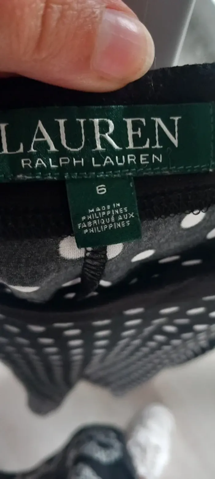 Lauren Ralph lauren robe à pois - photo numéro 3