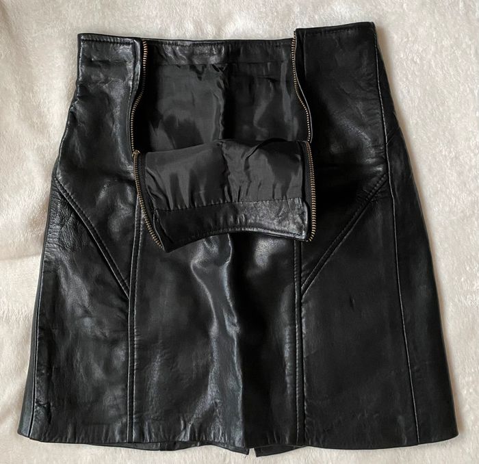 Jupe En Cuir Taille 36 - photo numéro 3