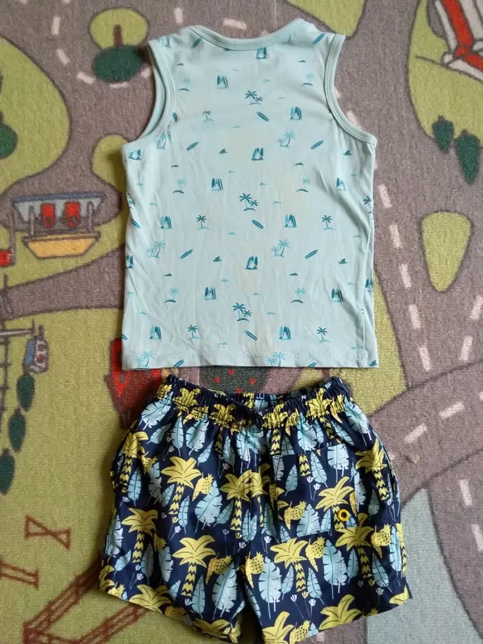 Short de bain palmier Orchestra taille 4 ans - photo numéro 2
