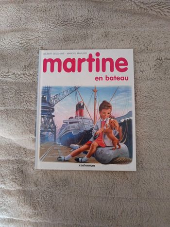 Martine en bateau