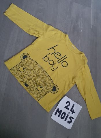 Maillot t-shirt  24mois garçon