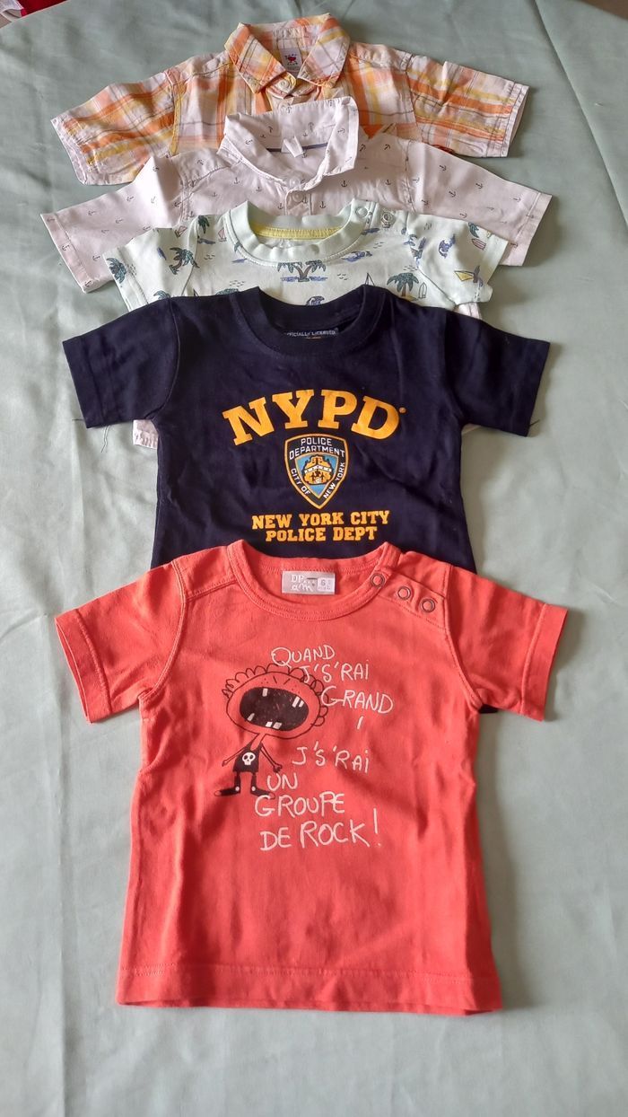 Lot de vêtements garçon 6mois printemps/été - photo numéro 2