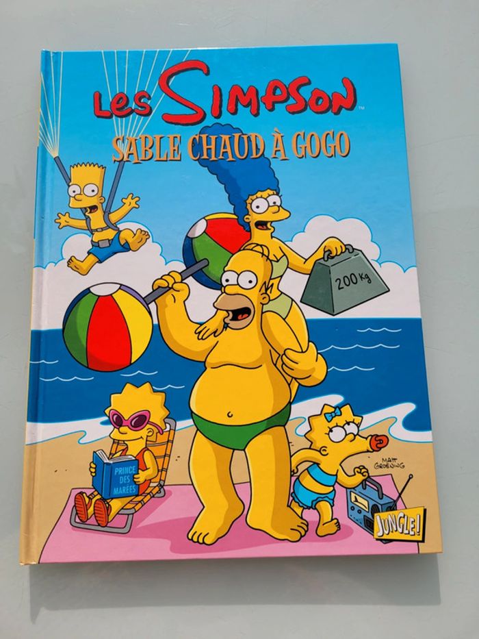 3 BD Les Simpson : Sable chaud à gogo, totalement déjantés, c'est la fête - photo numéro 5