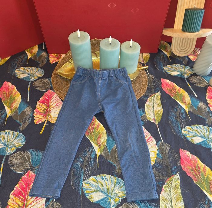 Jegging bleu 36 mois