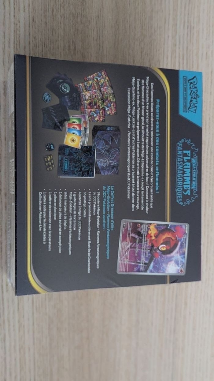 • ETB Pokémon "Méga Dracaufeu" ME02 - Flammes Fantasmagoriques - photo numéro 3