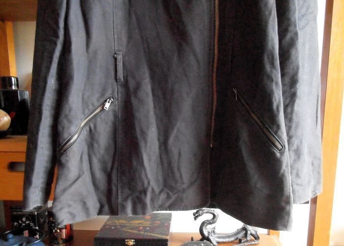 Veste femme, Promod, taille M 38, noire, mi-longue - photo numéro 3