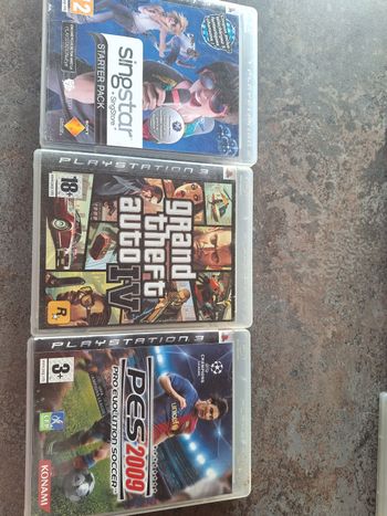 Ps3 PES2009,GTA 4,SING STAR