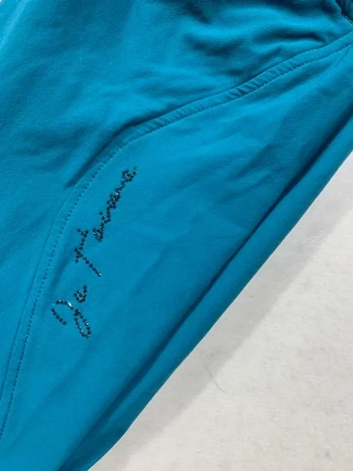 Pantalon Equi-Thème Je t’aime – Bleu – Taille XS – Très bon état - photo numéro 4